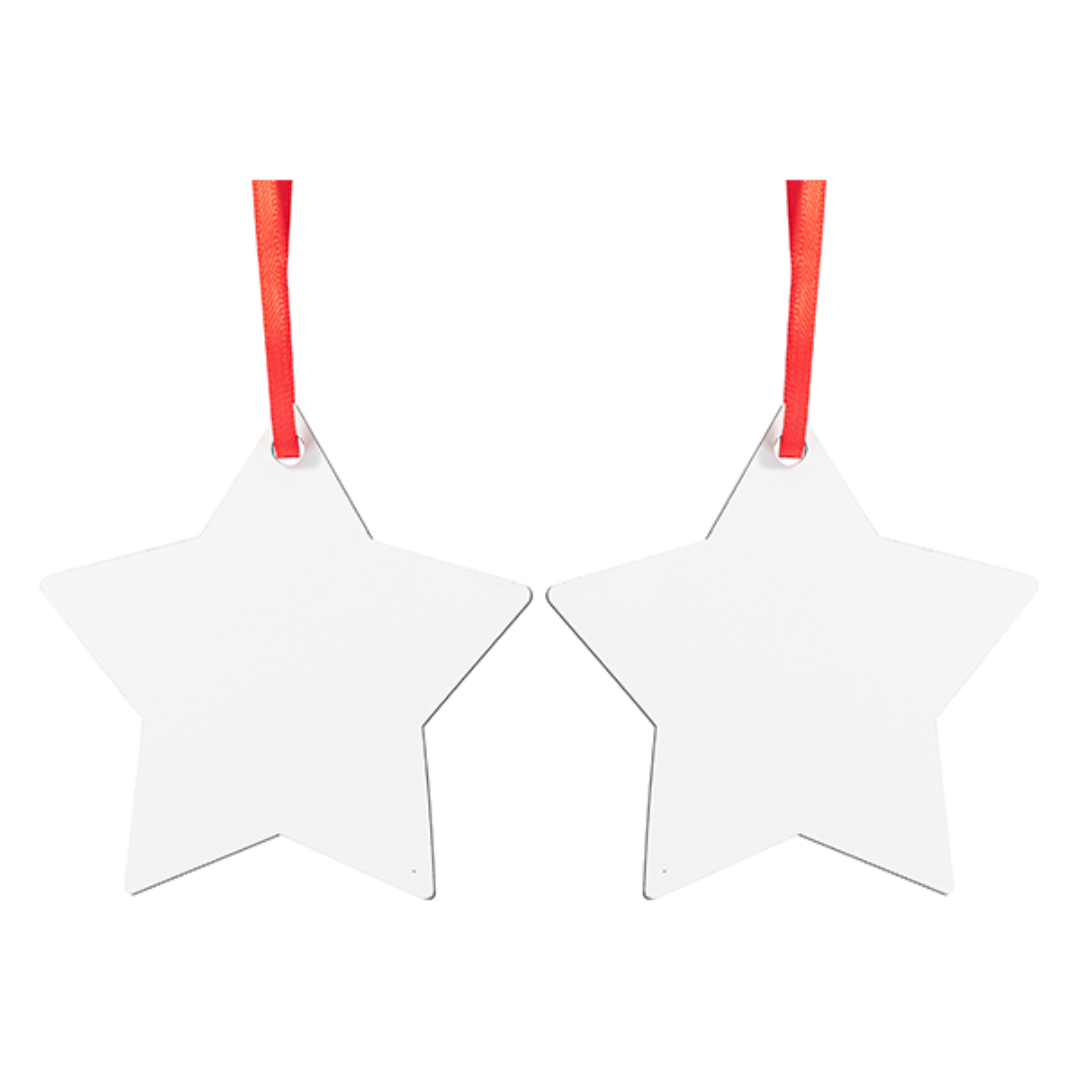 Double-Sided MDF Ornament (Star)