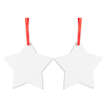 Double-Sided MDF Ornament (Star) - Blank Print Media