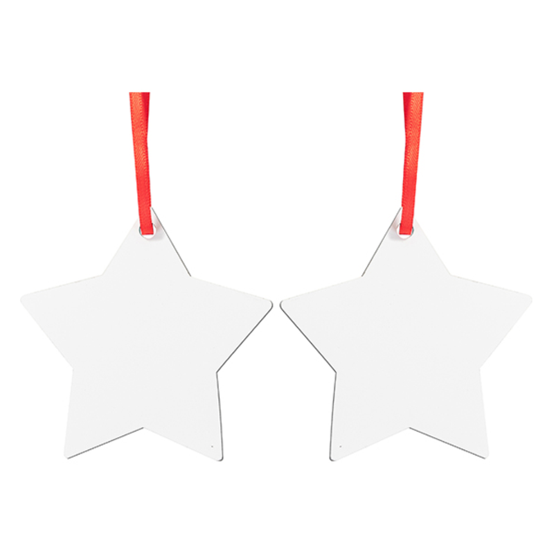 Double-Sided MDF Ornament (Star)