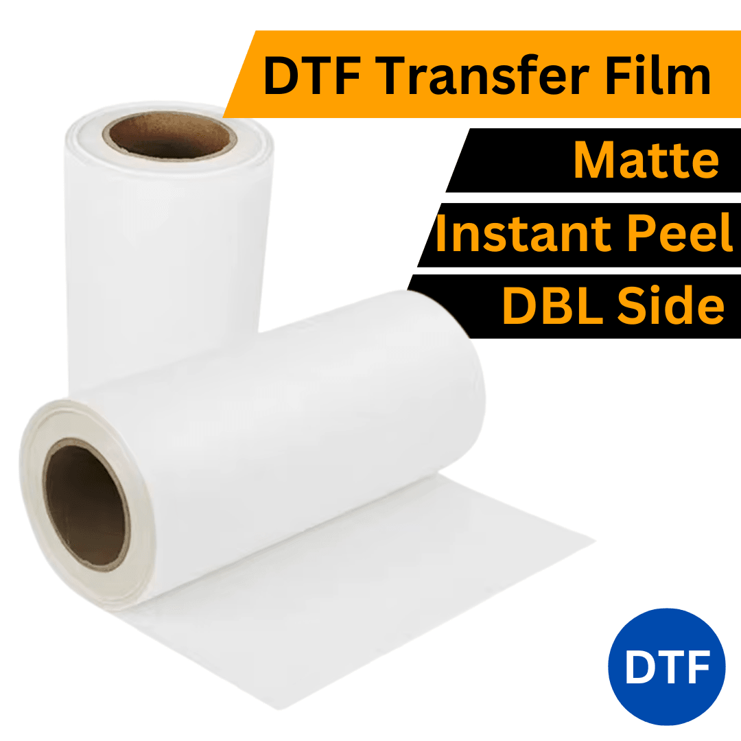 DTF Transfer Film – Matte PET (300mm / 600mm x 100m Roll) - Blank Print Media