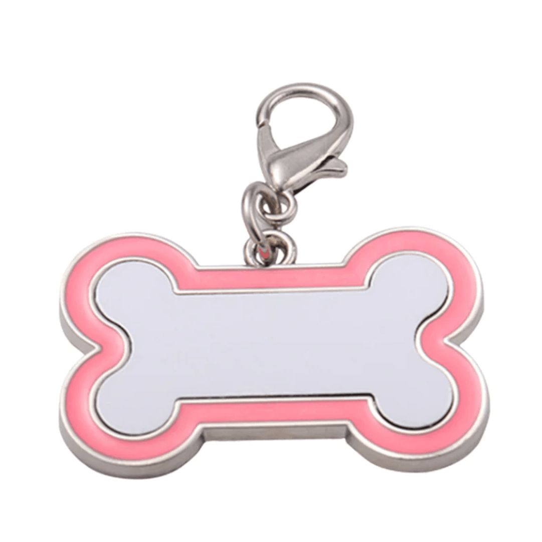 Sublimation Dog Tag Pink - Blank Print Media