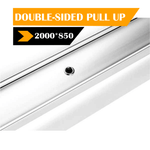 Double-Sided Roll-Up Banner Stand – 850 x 2000mm (Luxury Base) - Blank Print Media