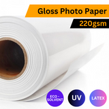 Eco-Solvent / UV / Latex Photo Paper | Gloss 220gsm | 1270mm x 50m Roll