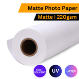 Eco-Solvent / UV / Latex Poster Paper | Matte 220gsm | 1270mm x 30m Roll