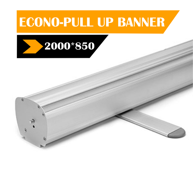 Econo-Roll Up Banner / Pull up Banner Stand | 850mm x 2000mm