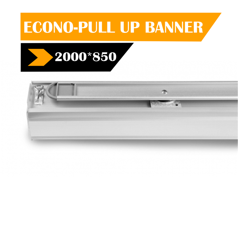 Econo-Roll Up Banner / Pull up Banner Stand | 850mm x 2000mm