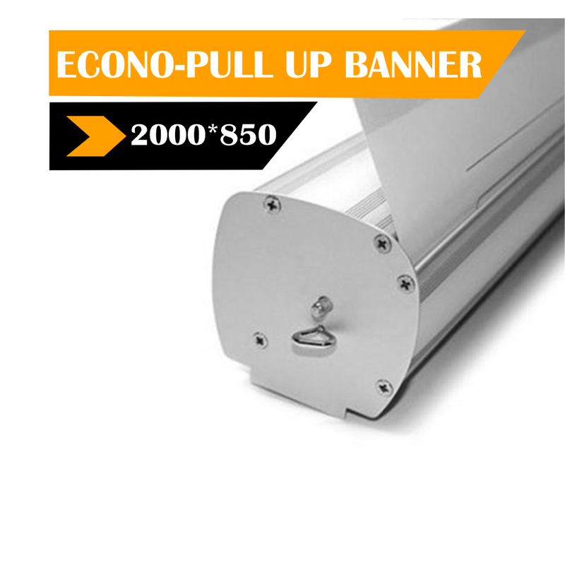 Econo-Roll Up Banner / Pull up Banner Stand | 850mm x 2000mm