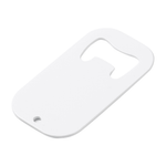 Full White Stainless Steel Bottle Opener (3.8x7cm) - Blank Print Media
