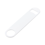 Full White Stainless Steel Bottle Opener (18 x 4cm)