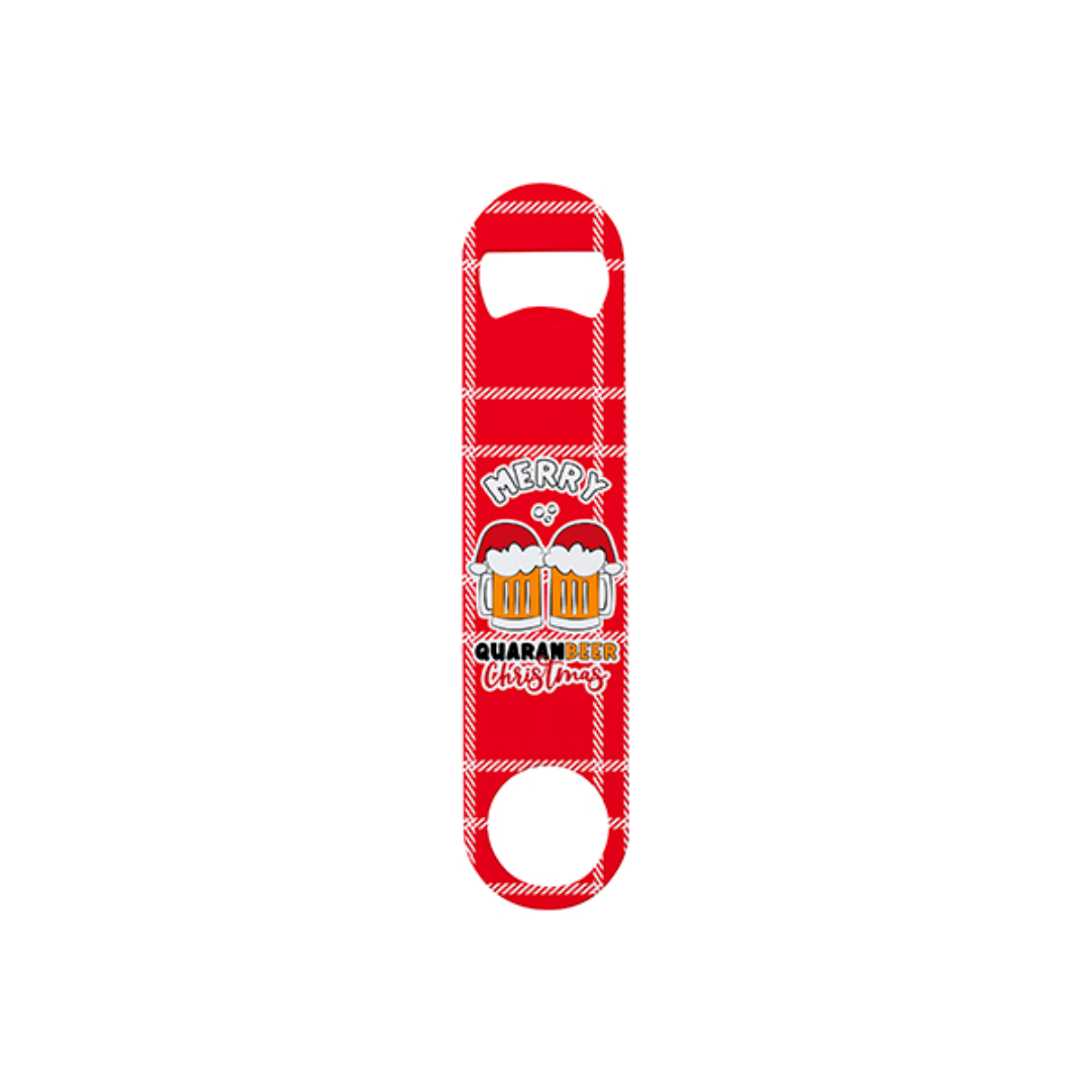 Full White Stainless Steel Bottle Opener (18 x 4cm) - Blank Print Media