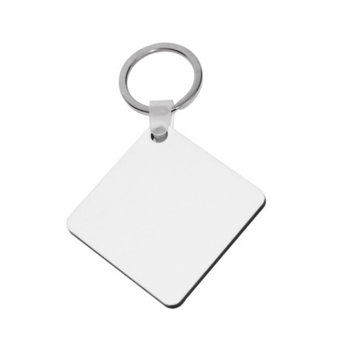 Sublimation MDF Keyrings Single & Double-sided | 6 variants - Blank Print Media