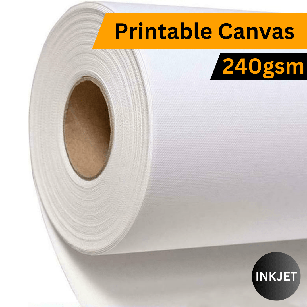Inkjet Canvas – Matte Polyester 240gsm (914mm x 30m Roll) - Blank Print Media