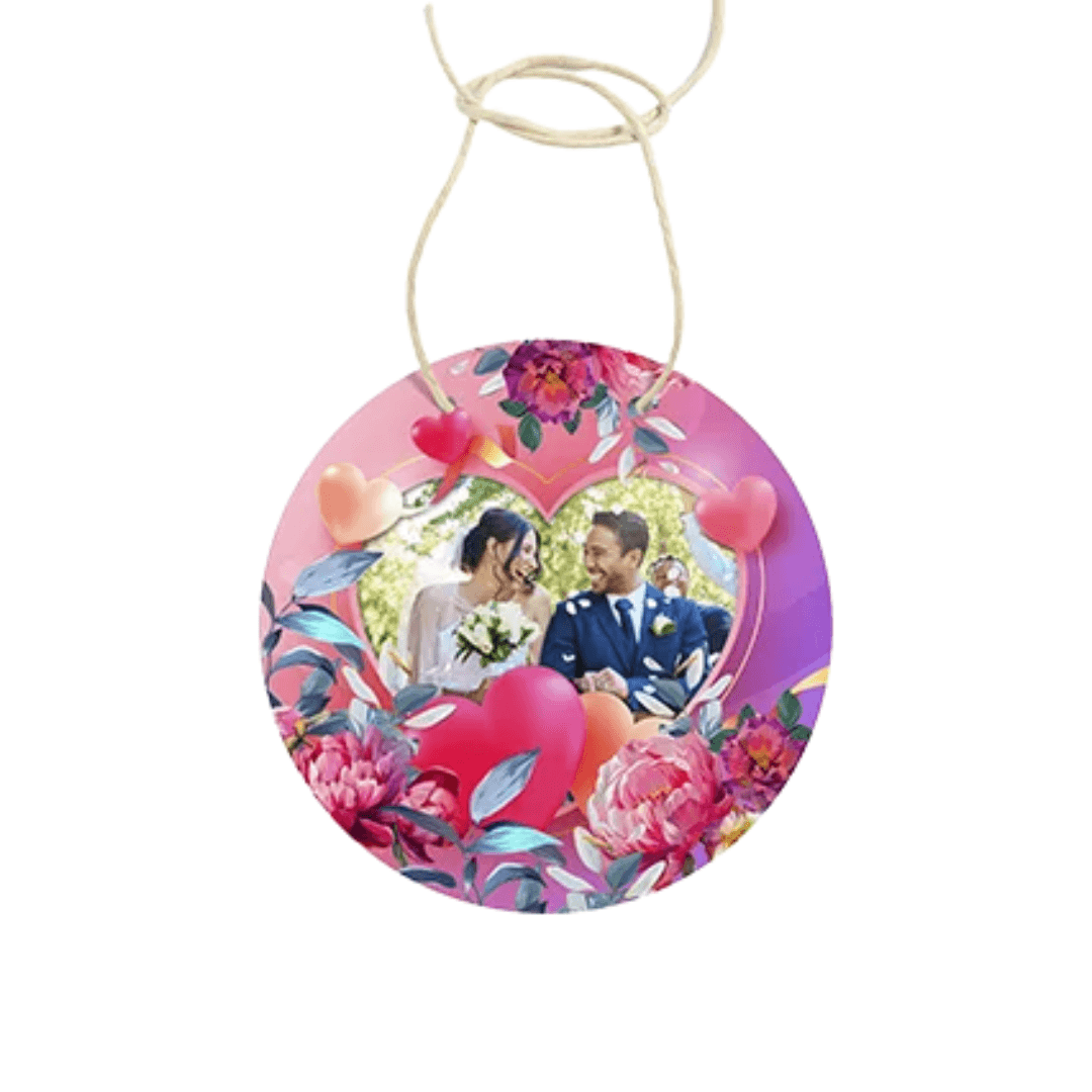 Sublimation Aluminium Hanging Photo Panel | φ25cm - Blank Print Media