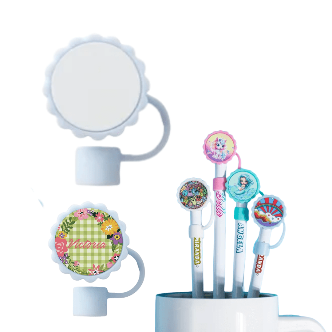 Sublimation Straw Topper - Blank Print Media