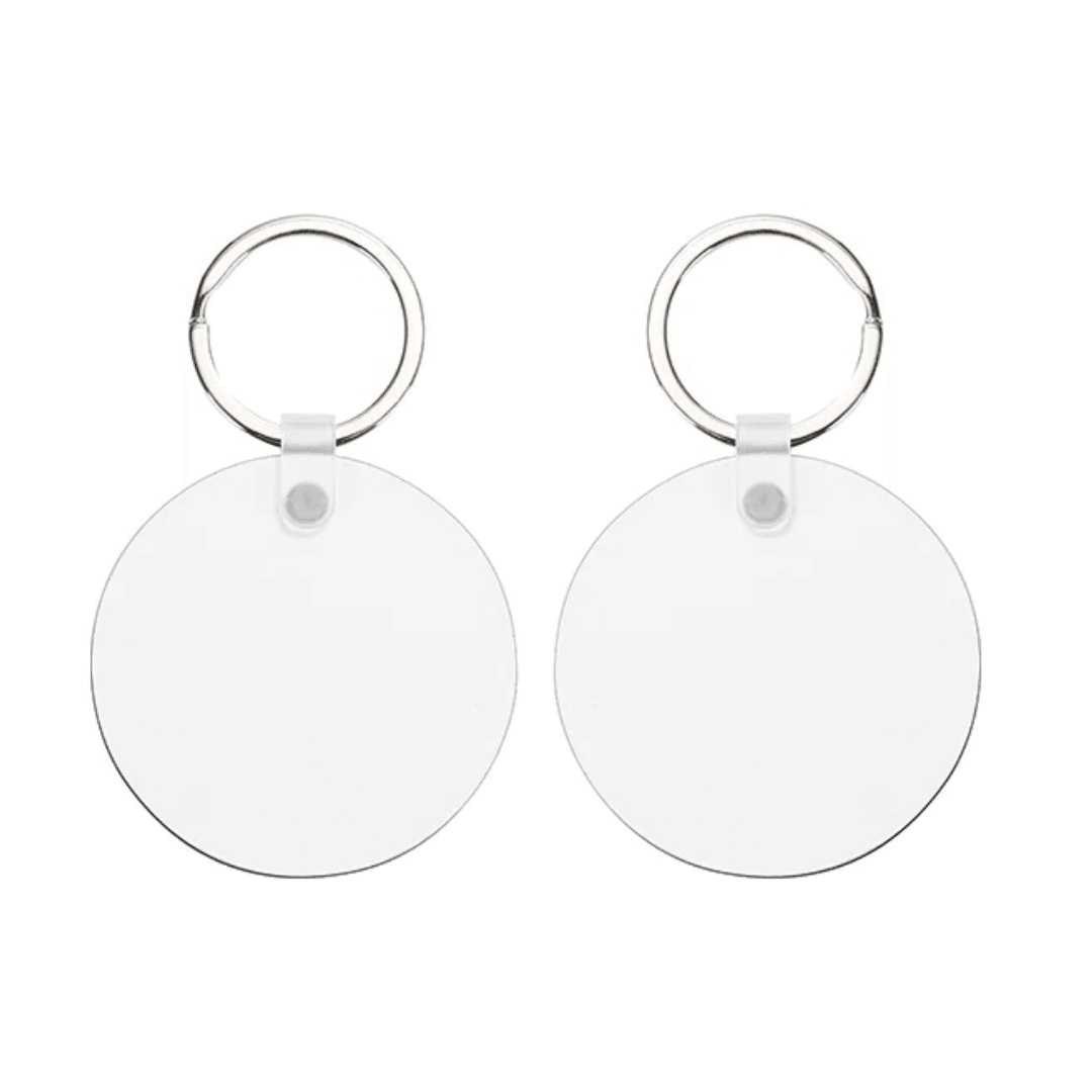 Sublimation MDF Keyrings Single & Double-sided | 6 variants - Blank Print Media