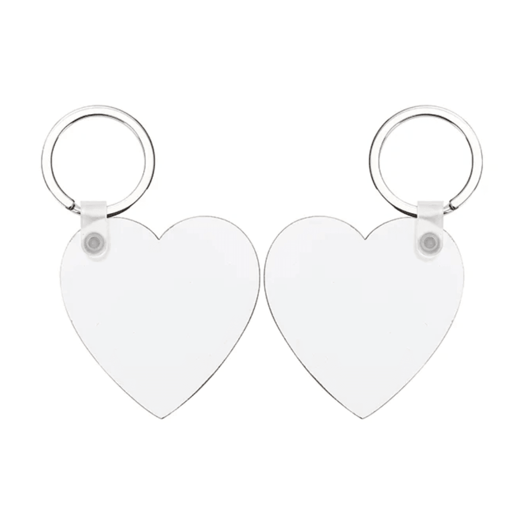 Sublimation MDF Keyrings Single & Double-sided | 6 variants - Blank Print Media