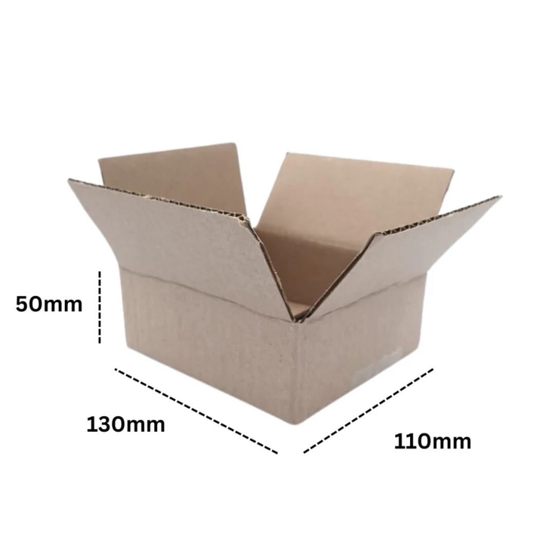 MG | Corrugated Packaging Box - 50 x 130 x 110mm (Pack of 20)