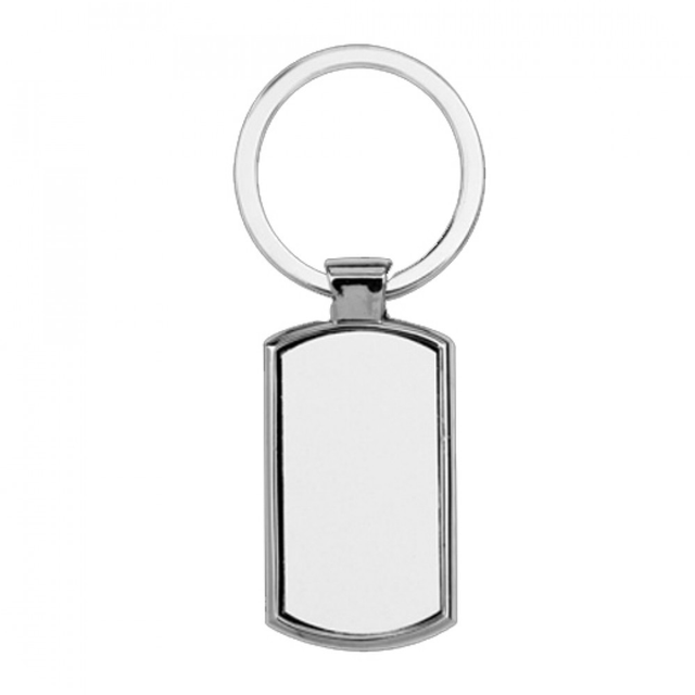 Metal Keyring (Round Corner Rectangle)