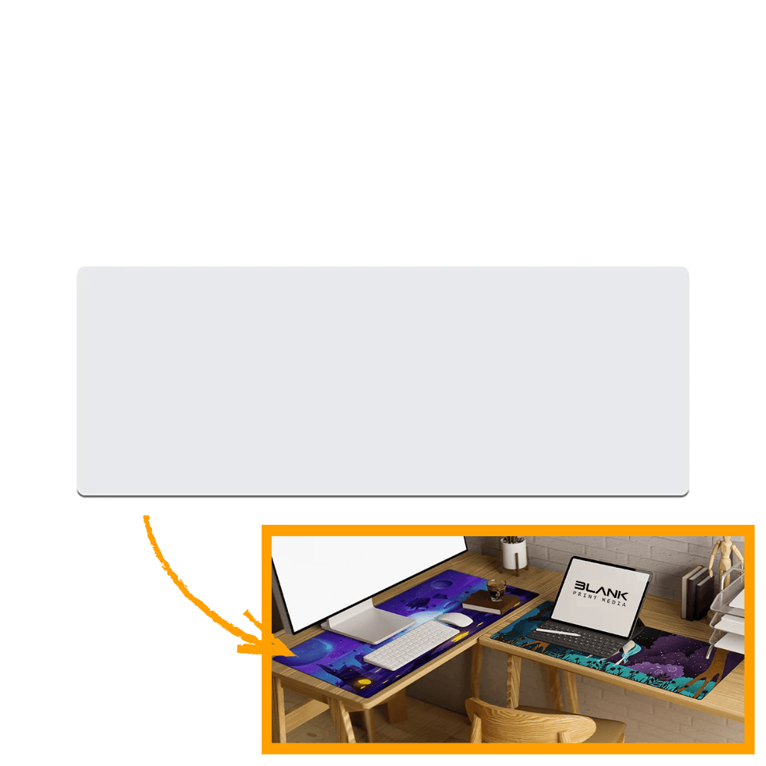 Sublimation Gaming Mat | 300x800mm - Blank Print Media