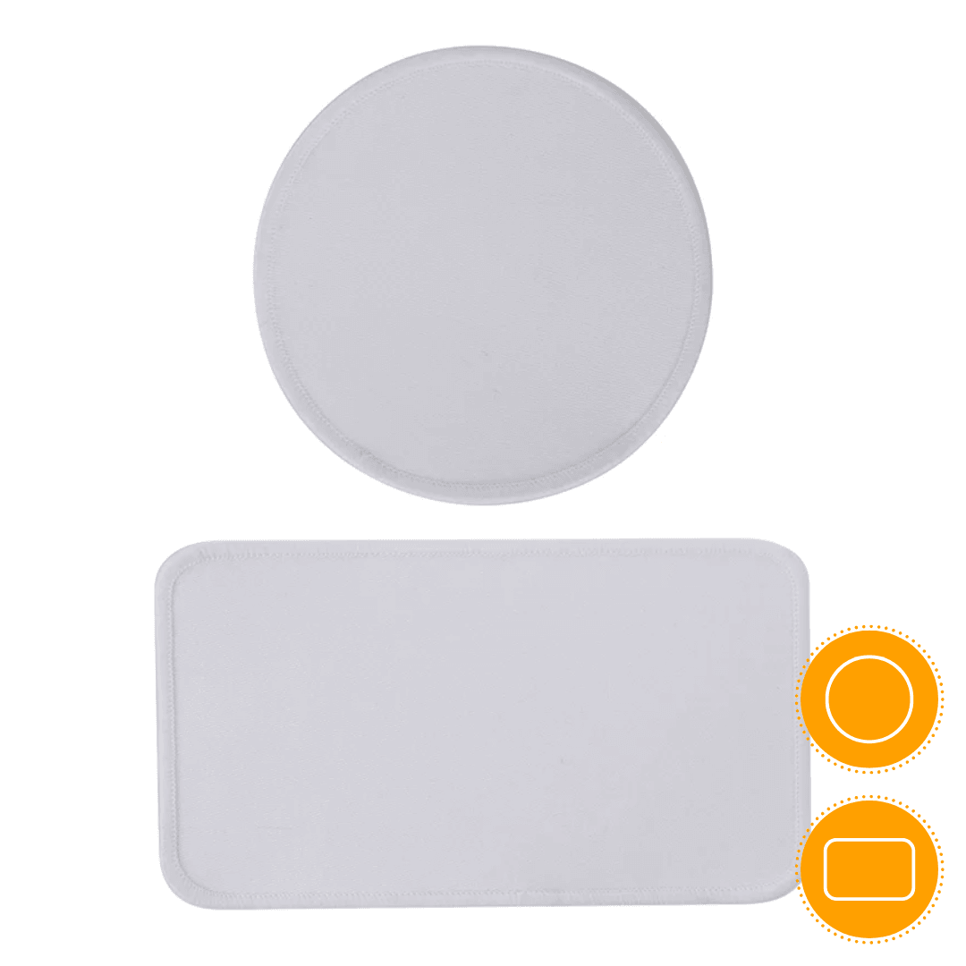 Gummed Sublimation Badge | 2 shapes - Blank Print Media