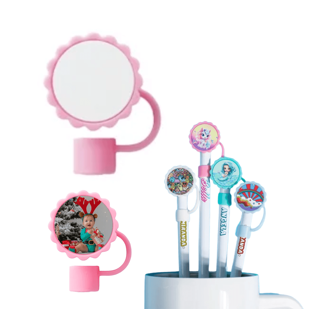 Sublimation Straw Topper - Blank Print Media