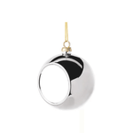 8cm Plastic Christmas Ball / Bauble Ornament | 6 colours - Blank Print Media