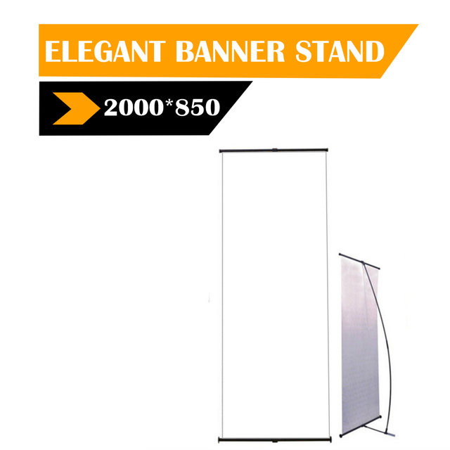 Elegant L Banner Stand  | 850*2000mm