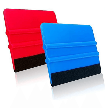 Durable Felt Edge Vinyl Squeegee - Blank Print Media