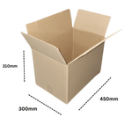 Top-loader Corrugated Shipping & Packaging Boxes – Various Sizes - Blank Print Media