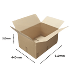 Top-loader Corrugated Shipping & Packaging Boxes – Various Sizes - Blank Print Media