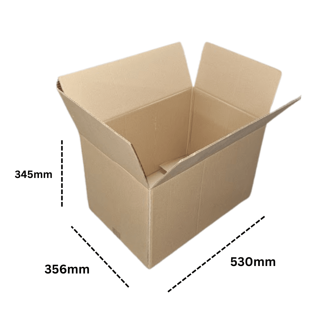 Top-loader Corrugated Shipping & Packaging Boxes – Various Sizes - Blank Print Media