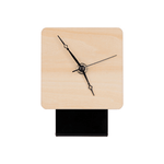 Desktop Plywood Sublimation Clock 10x10cm - Blank Print Media