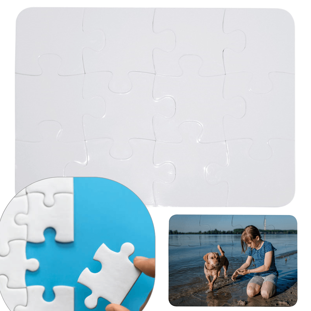 Premium Plastic Sublimation Puzzles | 3 Sizes - Blank Print Media