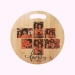 Round Hole Shape Bamboo Cutting Board (Sublimation & Engraving) | φ30cm - Blank Print Media
