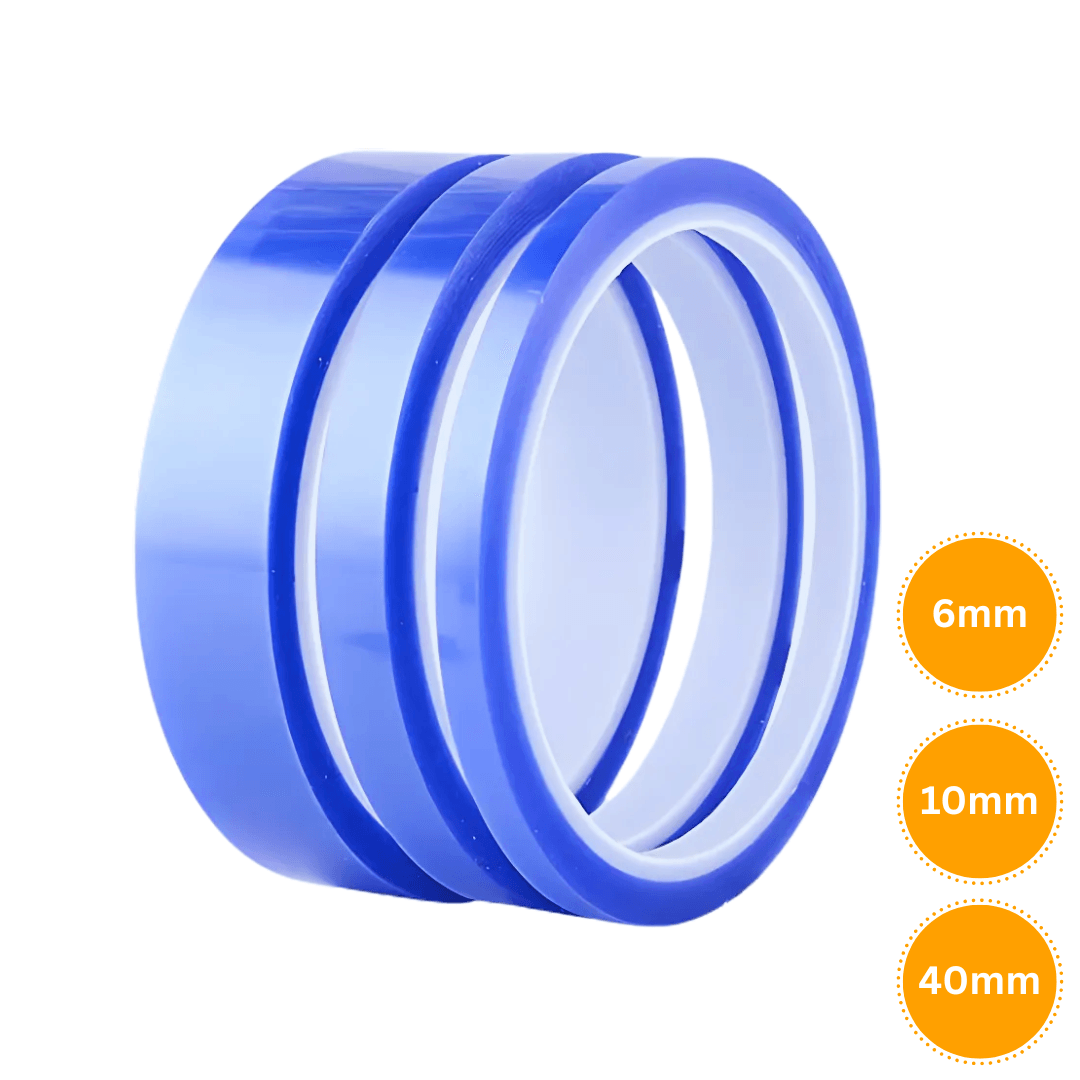 Sublimation Heat-Resistant Tape (Heat Tape) | 3 Sizes - Blank Print Media