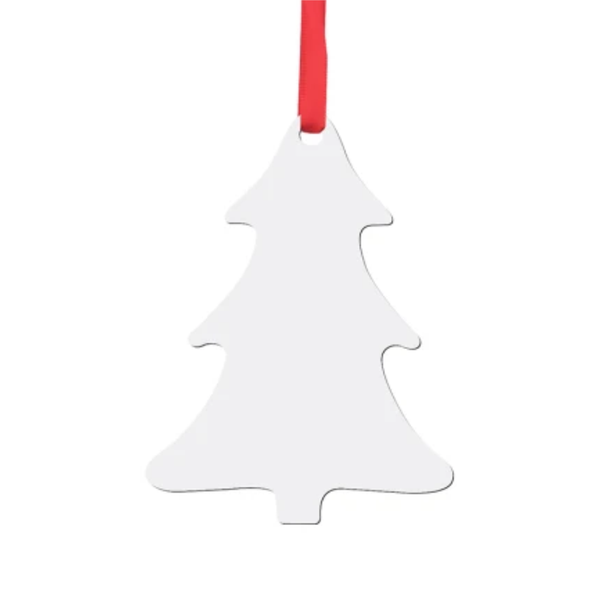 Double Side MDF Christmas Tree Ornament