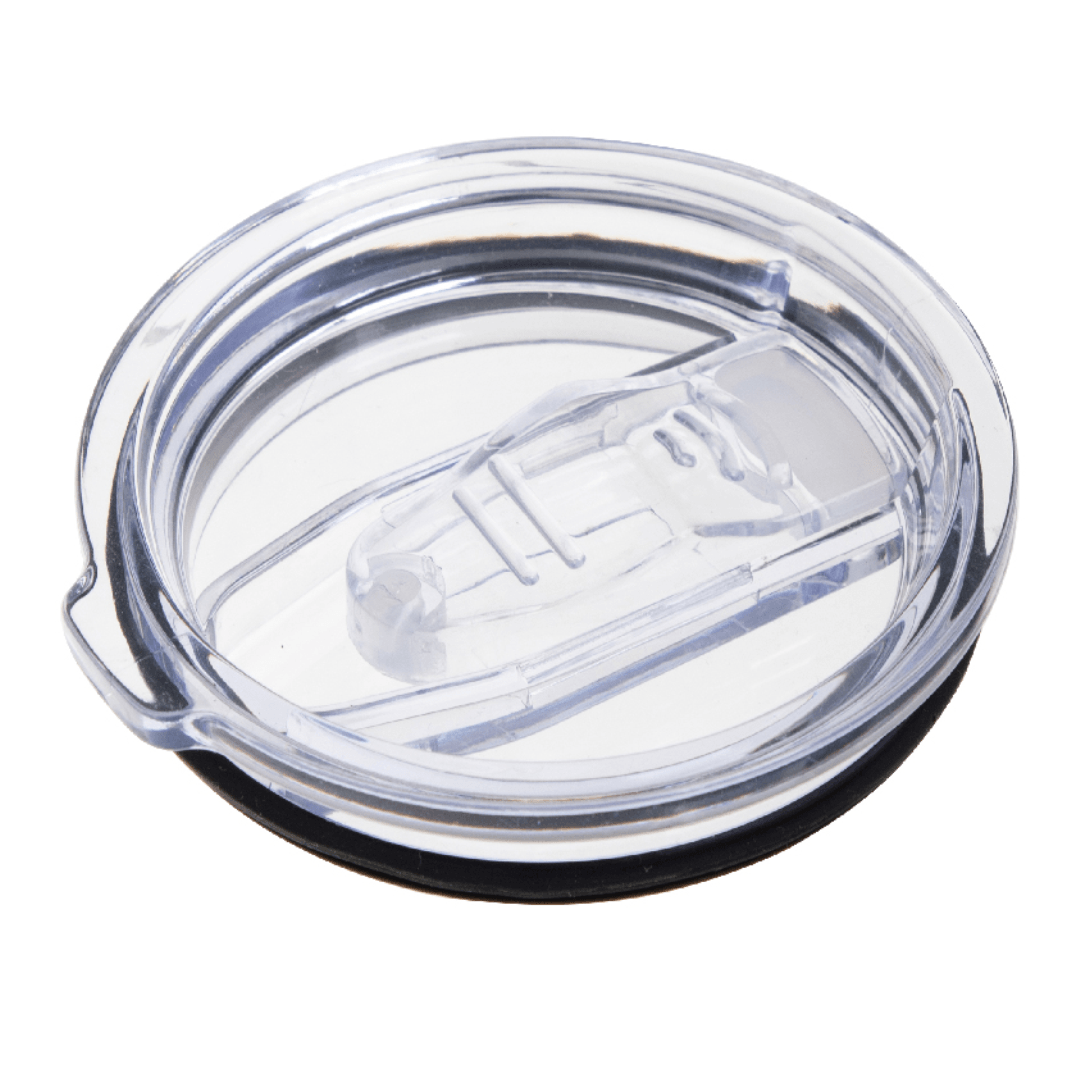Clear Waterproof Slide Lid for 12oz Stemless Wine Cup (Replacement) - Blank Print Media