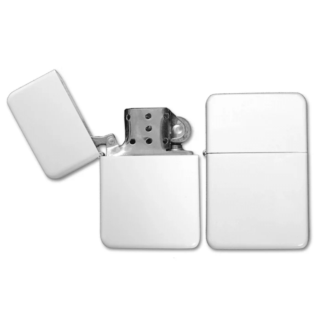 White Sublimation Lighter (Zippo-style) - Blank Print Media