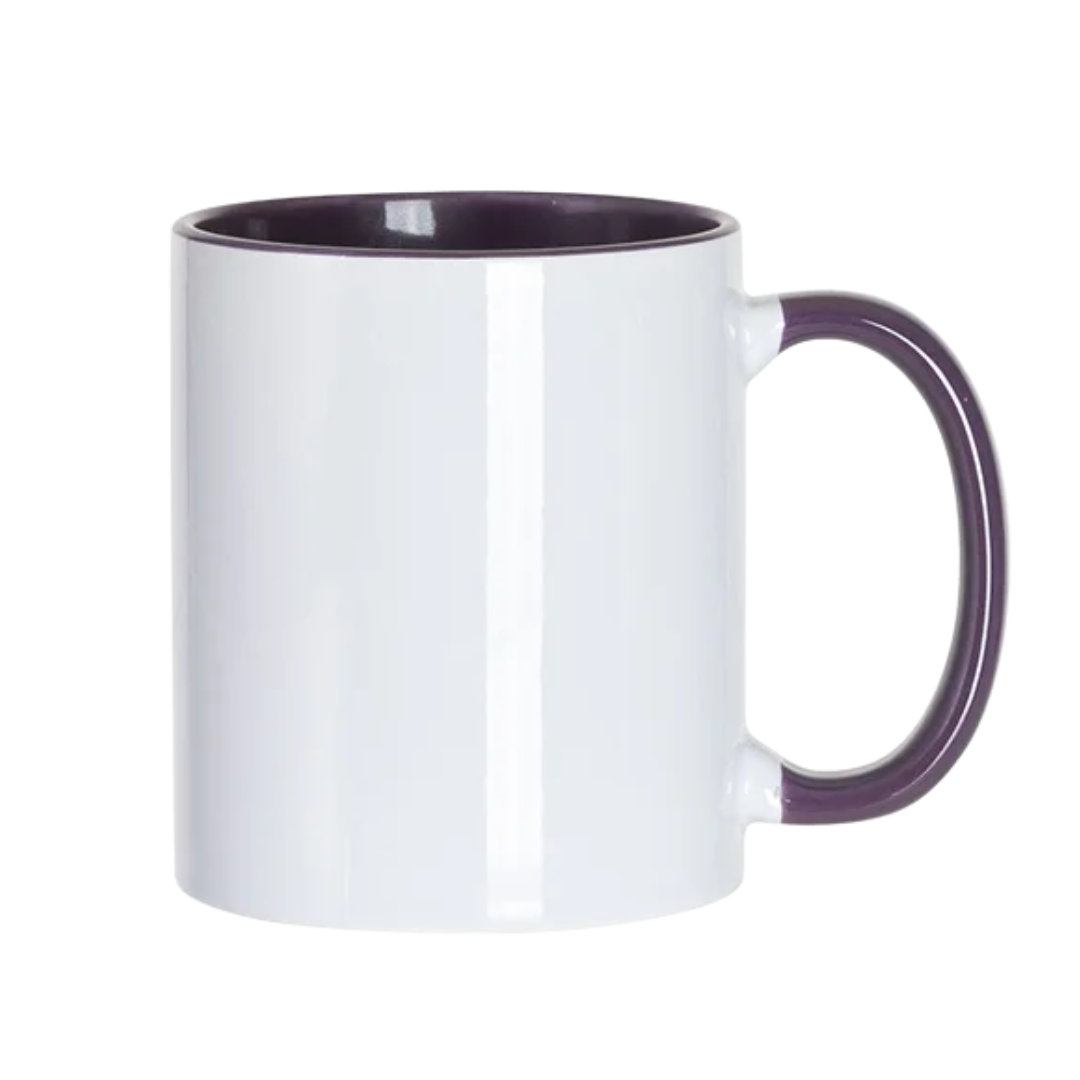 Sublimation Mug - Coloured Inner & Handle (11oz)