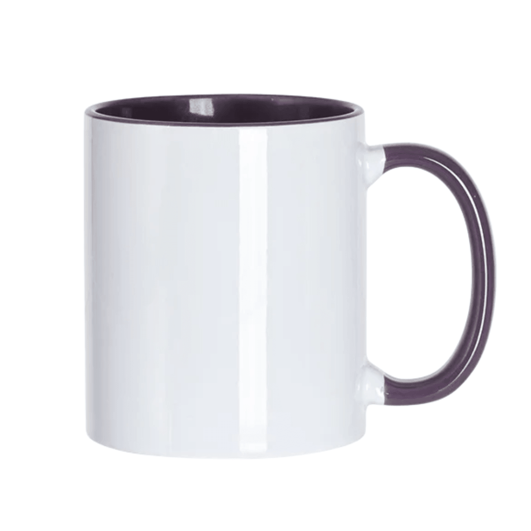 Sublimation Mugs - 11oz Coloured Inner & Handle | 13 colours - Blank Print Media
