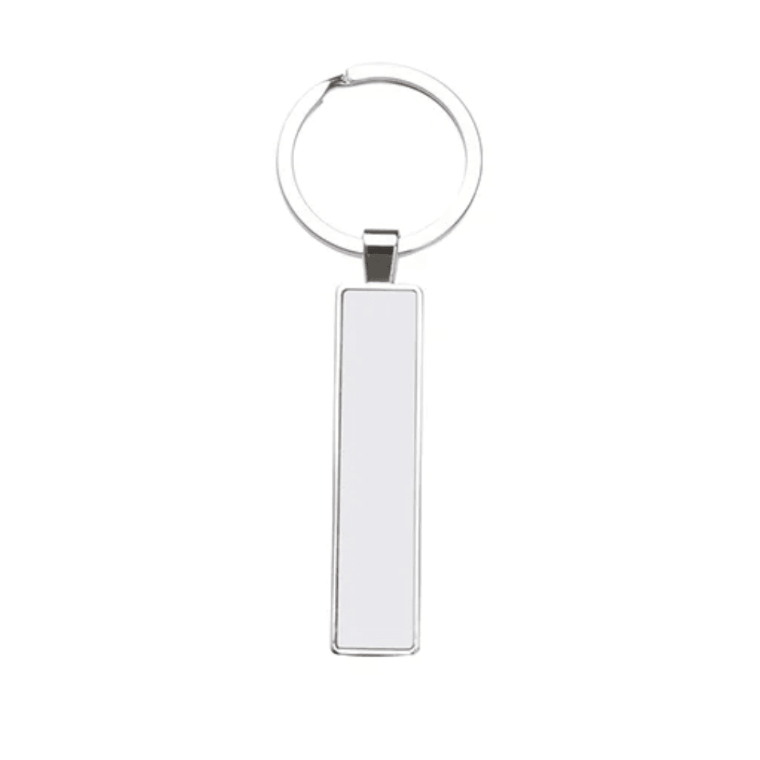 Aluminium License Plate Keyring (Double-sided) - Blank Print Media