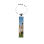 Aluminium License Plate Keyring (Double-sided) - Blank Print Media