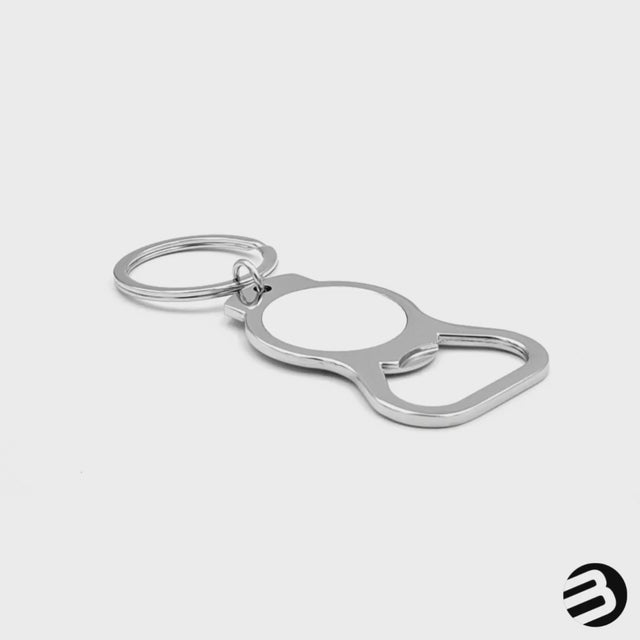 Round Bottle Opener Keyring