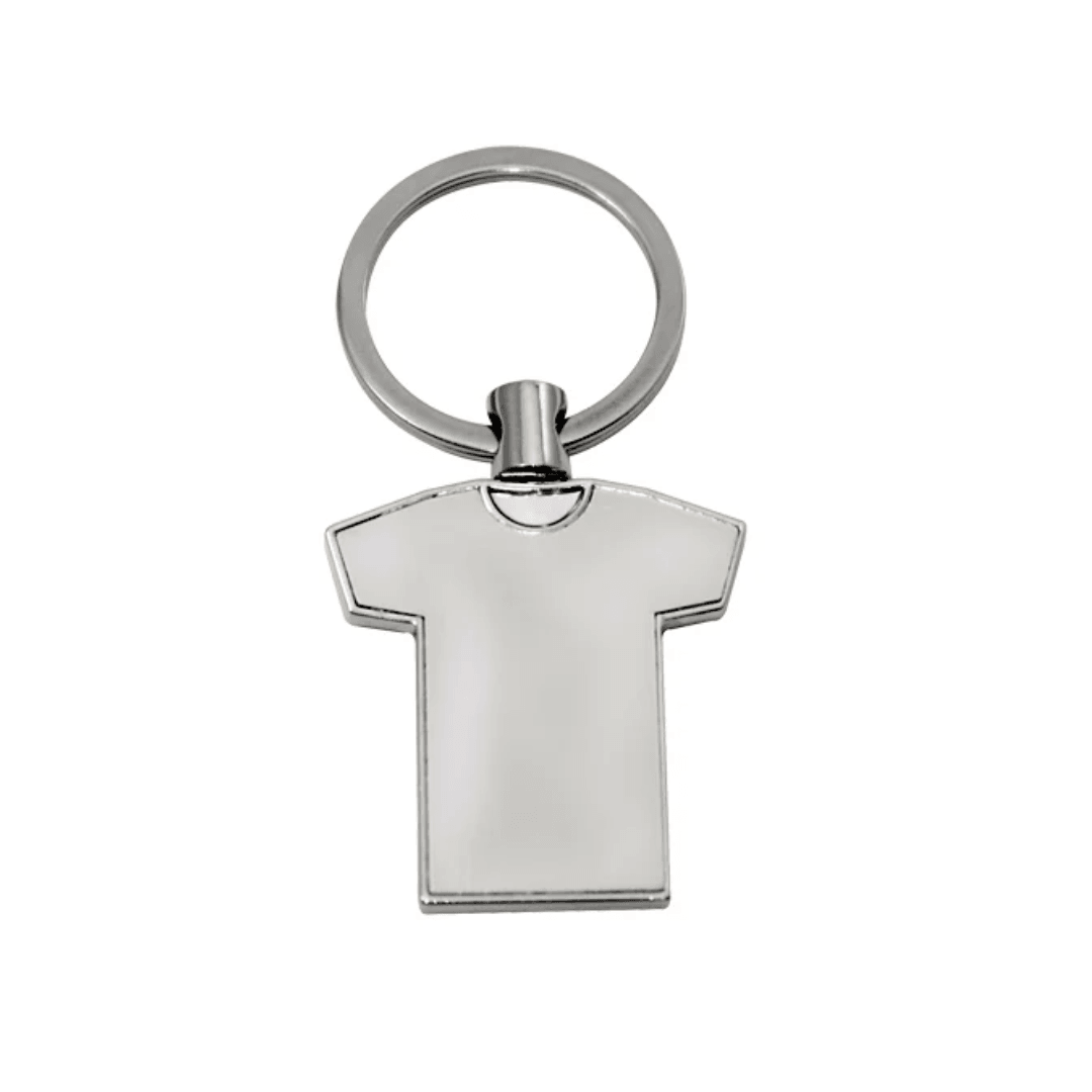 T-Shirt Shape Metal Keyring - Blank Print Media