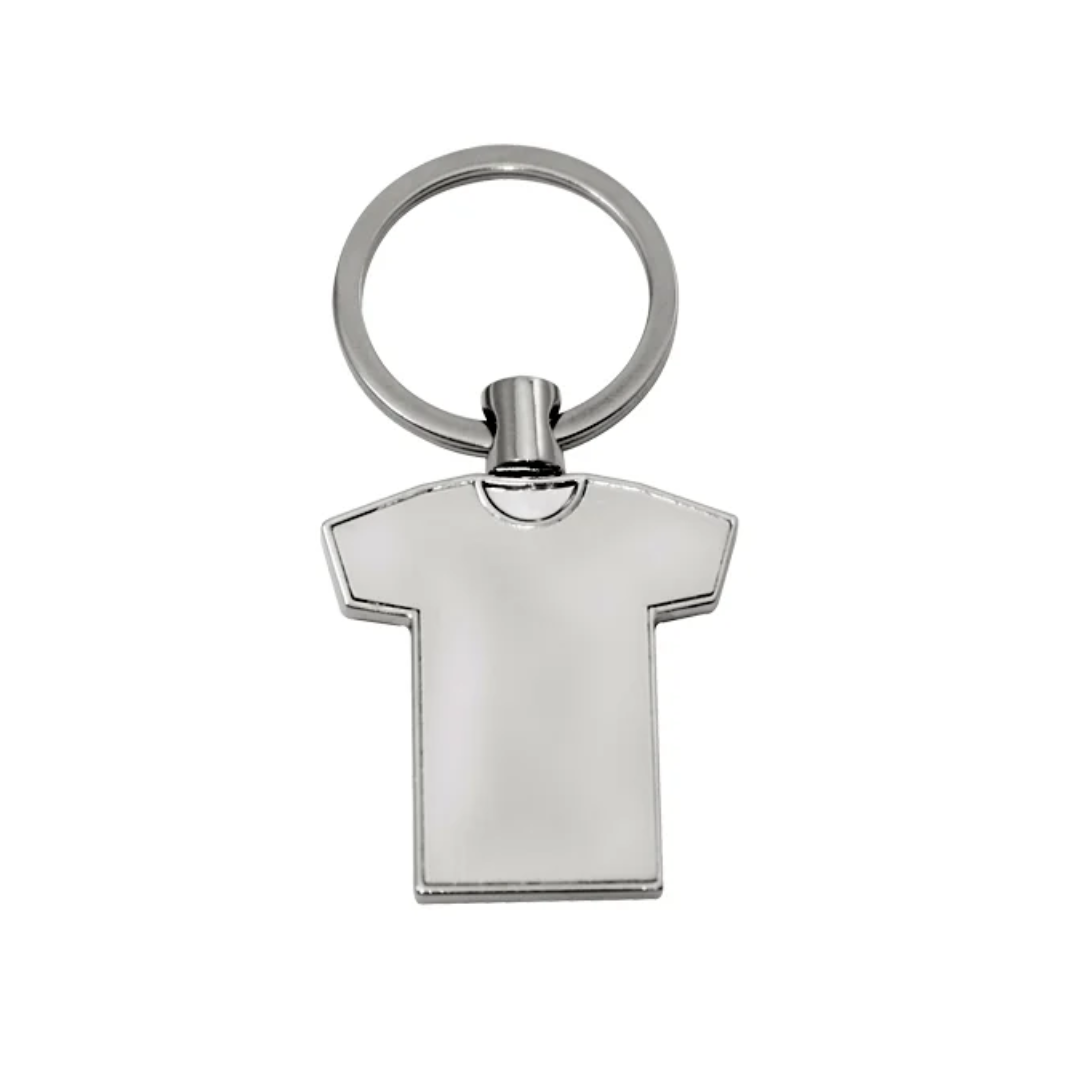 T-Shirt Shape Metal Keyring