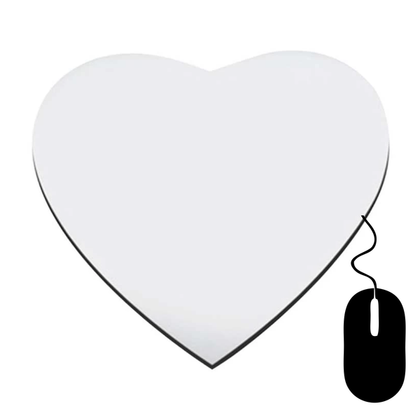 Mousepad- Sublimation | Heart Shape from R14.00