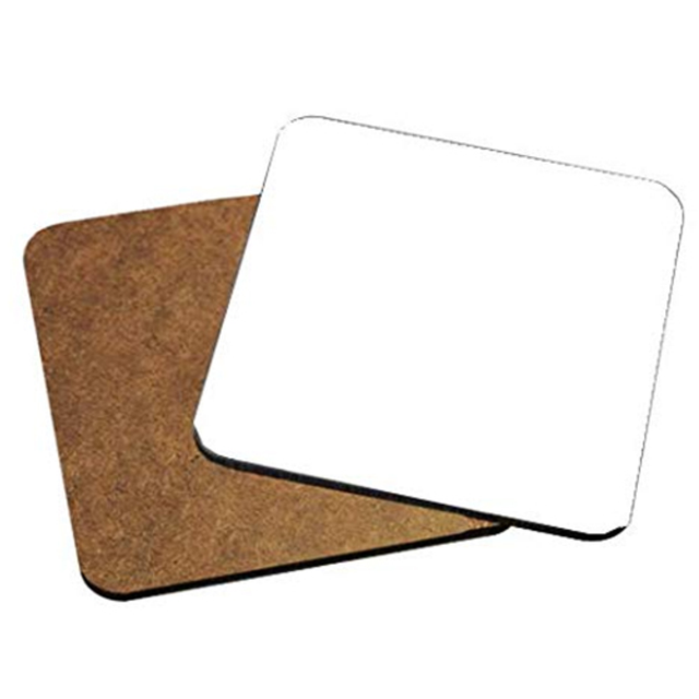 MDF Wood Coaster Square (95mm x 95mm)